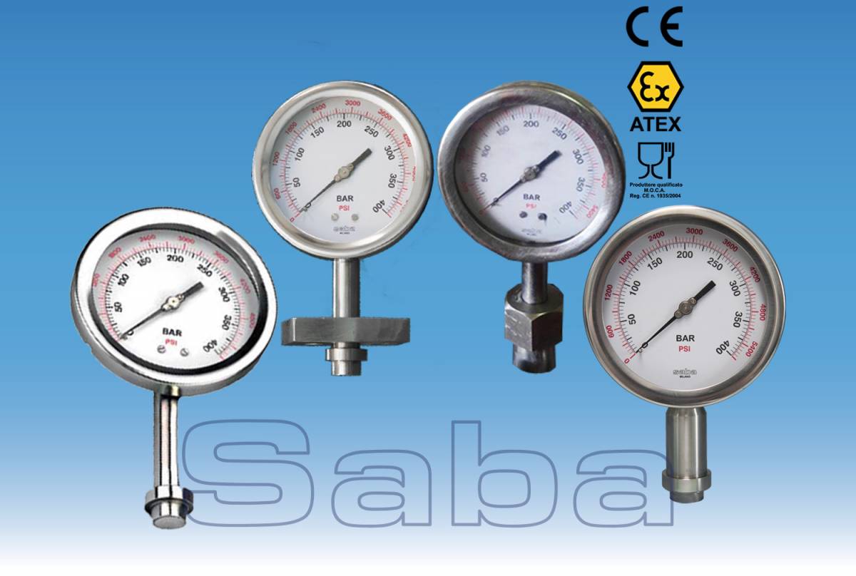 Pressure gauge SAS 24 (FOR HOMOGENIZER)